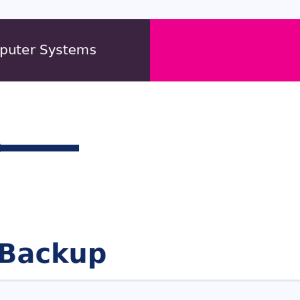 Cloud Backup